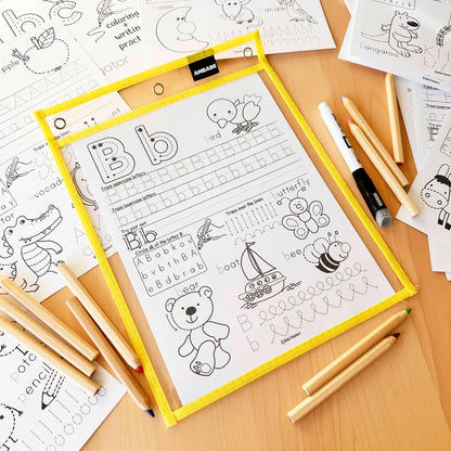 Alphabet Tracing Worksheets Kindergarten Pre-K Preschool ABC Tracing Book Printable Alphabet Activity Book Letter Handwriting Practice